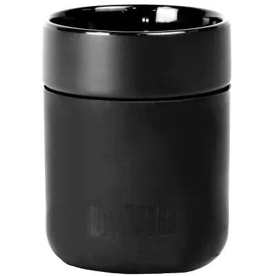 Java 330ml Ceramic Tumbler with Silicone Wrap