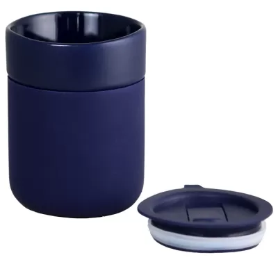 Java 330ml Ceramic Tumbler with Silicone Wrap