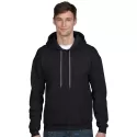 branded Premium Cotton Adult Ring Spun Hooded Sweatshirt, from our range of promotional Fleece Tops
