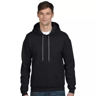 branded Premium Cotton Adult Ring Spun Hooded Sweatshirt, from our range of promotional Fleece Tops