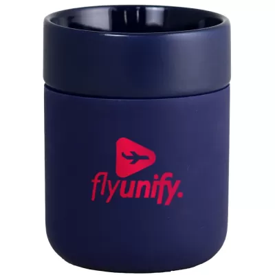 Java 330ml Ceramic Tumbler with Silicone Wrap