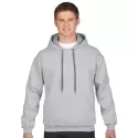 branded Premium Cotton Adult Ring Spun Hooded Sweatshirt, from our range of promotional Fleece Tops