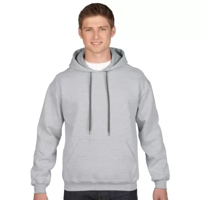 branded Premium Cotton Adult Ring Spun Hooded Sweatshirt, from our range of promotional Fleece Tops