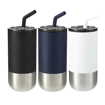 Lagom 470ml Stainless Steel Tumbler with SS Straw