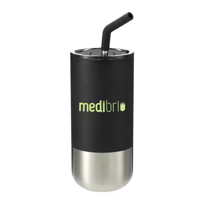 Lagom 470ml Stainless Steel Tumbler with SS Straw