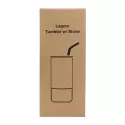 Lagom 470ml Stainless Steel Tumbler with SS Straw