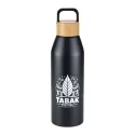Aspen Recycled 1L Aluminium Drink Bottle with Bamboo Lid 1L
