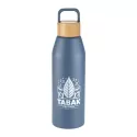 Aspen Recycled 1L Aluminium Drink Bottle with Bamboo Lid 1L
