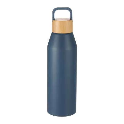 Aspen Recycled 1L Aluminium Drink Bottle with Bamboo Lid 1L