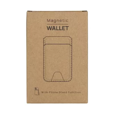 Magnetic PU Wallet with Phone Stand