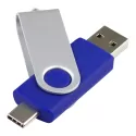 Rotate Dual 8GB ABS USB Flash Drive