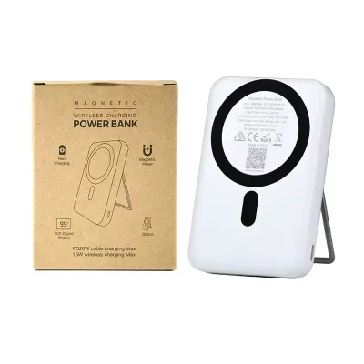 Magnetic 10000mAh Power Bank with Phone Stand