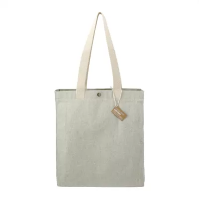 Repose 10oz Recycled Box Cotton Tote Bag with Snap
