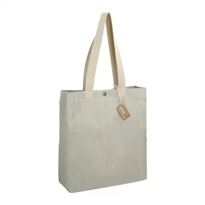 Repose 10oz Recycled Box Cotton Tote Bag with Snap