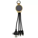 Recycled 6-in-1 RPET Charging Cable