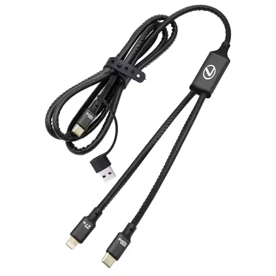 Data Transfer 4-in-1 RPET Charging Cable