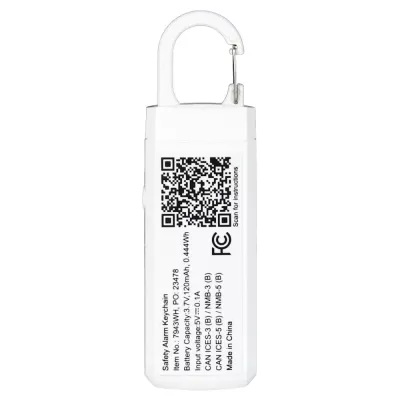 Safety Alarm ABS Keyring