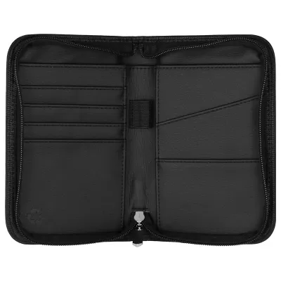 Recycled PU Travel Wallet with RFID Blocking