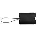 Pull-Apart Leather Luggage Tag