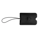 Pull-Apart Leather Luggage Tag