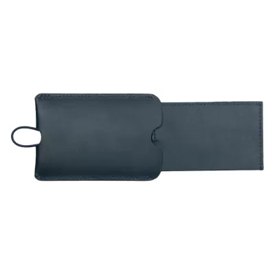 Pull-Apart Leather Luggage Tag
