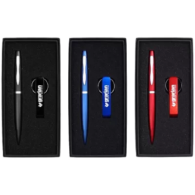 Chicago Pen & Bottle Opener Keyring Gift Set