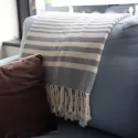 Hilana Upcycled Fethiye Throw Cotton Blanket