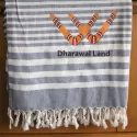 Hilana Upcycled Fethiye Throw Cotton Blanket