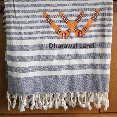 Hilana Upcycled Fethiye Throw Cotton Blanket