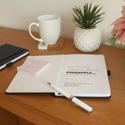 Pineapple Bound Leather JournalBook