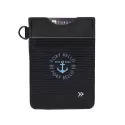 Thread Vertical Leather Wallet