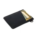 Thread Vertical Leather Wallet