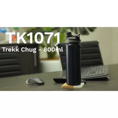 Trekk Terra Chug or Sip 800ml Stainless Steel Drink Bottle
