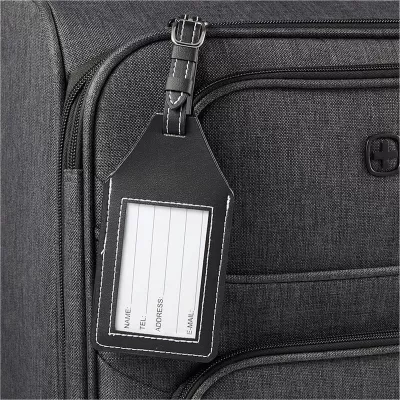 Wander & Roam RPET Luggage Tag with AirTag Holder