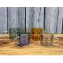 Spectrum Glass Double Wall Coffee Mug