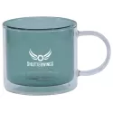 Spectrum Glass Double Wall Coffee Mug