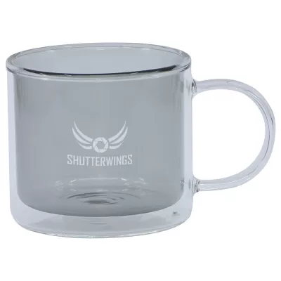 Spectrum Glass Double Wall Coffee Mug
