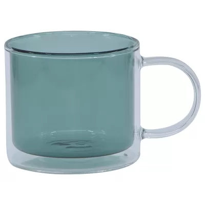 Spectrum Glass Double Wall Coffee Mug