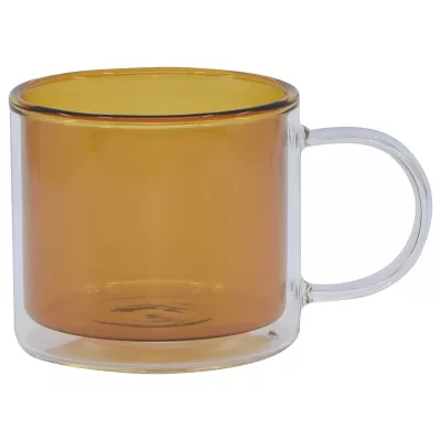 Spectrum Glass Double Wall Coffee Mug