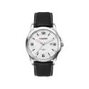 Casual Unisex Watch with Leather Strap