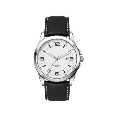 Casual Unisex Watch with Leather Strap