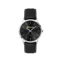 Mens Dress Watch with Leather Strap
