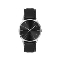 Mens Dress Watch with Leather Strap