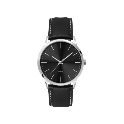 Mens Dress Watch with Leather Strap