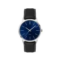 Mens Dress Watch with Leather Strap