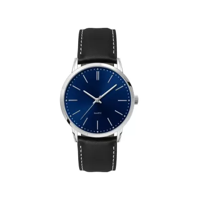 Mens Dress Watch with Leather Strap