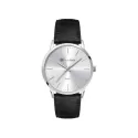 Mens Dress Watch with Croco Leather Strap