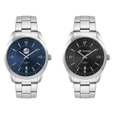 Mens Casual Dress Watch with Stainless Steel Strap
