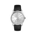 Mens Casual Dress Watch with Croco Leather Strap
