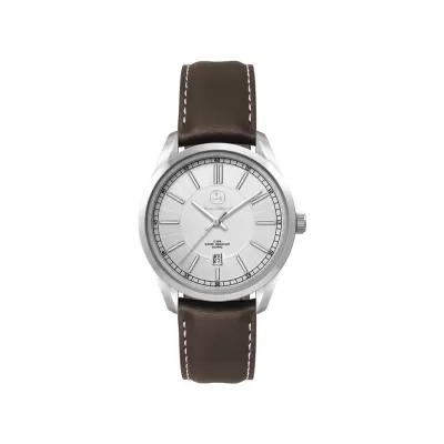 Ladies Casual Dress Watch with Brown Leather Strap